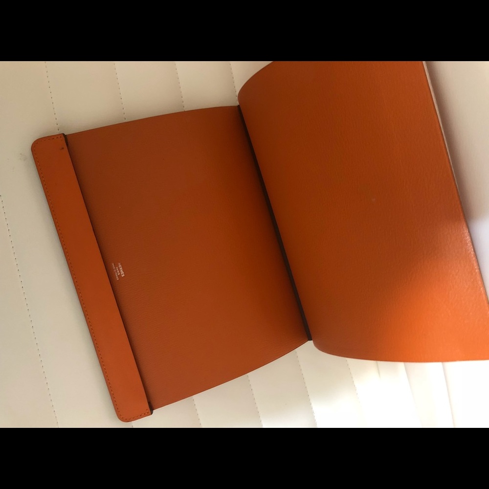 Hermes Authentic Orange IPad case